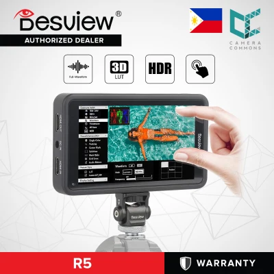 Desview R5 5.5 inch Touchscreen On-Camera Field Monitor 1920x1080 IPS with HDR/3D-Luts/Dual-use Battery System on-Camera-Touchscreen-Field-Monitor