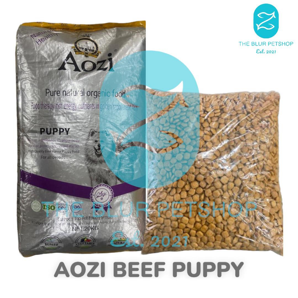 All Stages1KG Aozi Organic Puppy Adult Gold Silver Dog Dry Food Dog