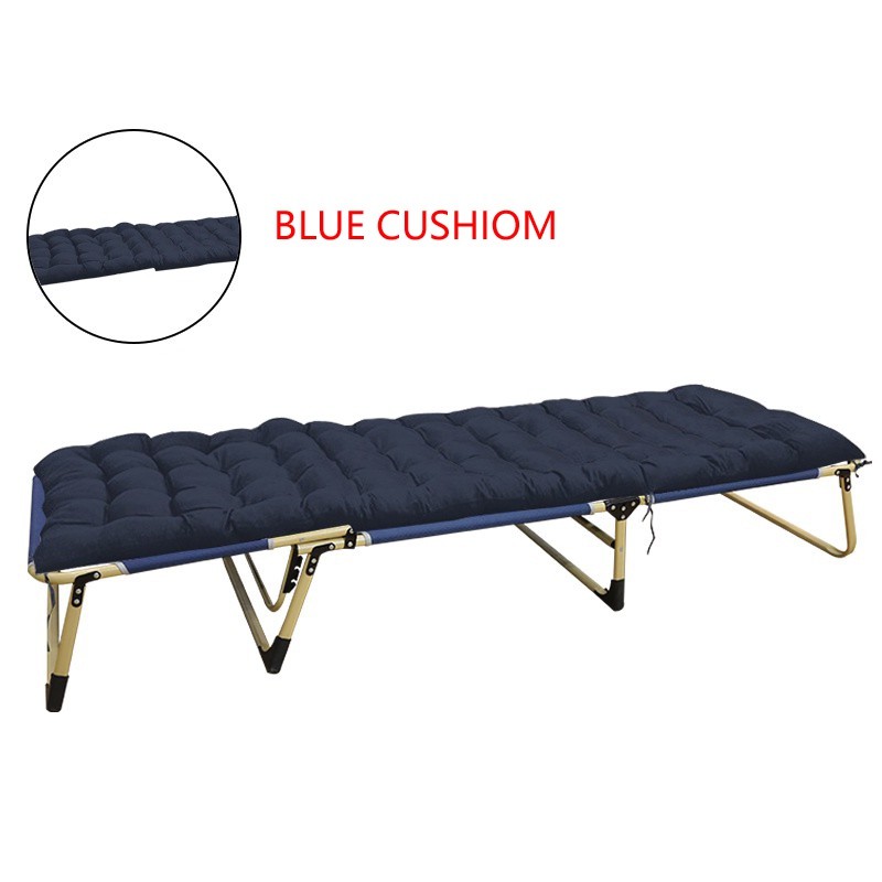 Folding bed Outdoor adjustable folding bed Office nap bed Easy to carry and no installation