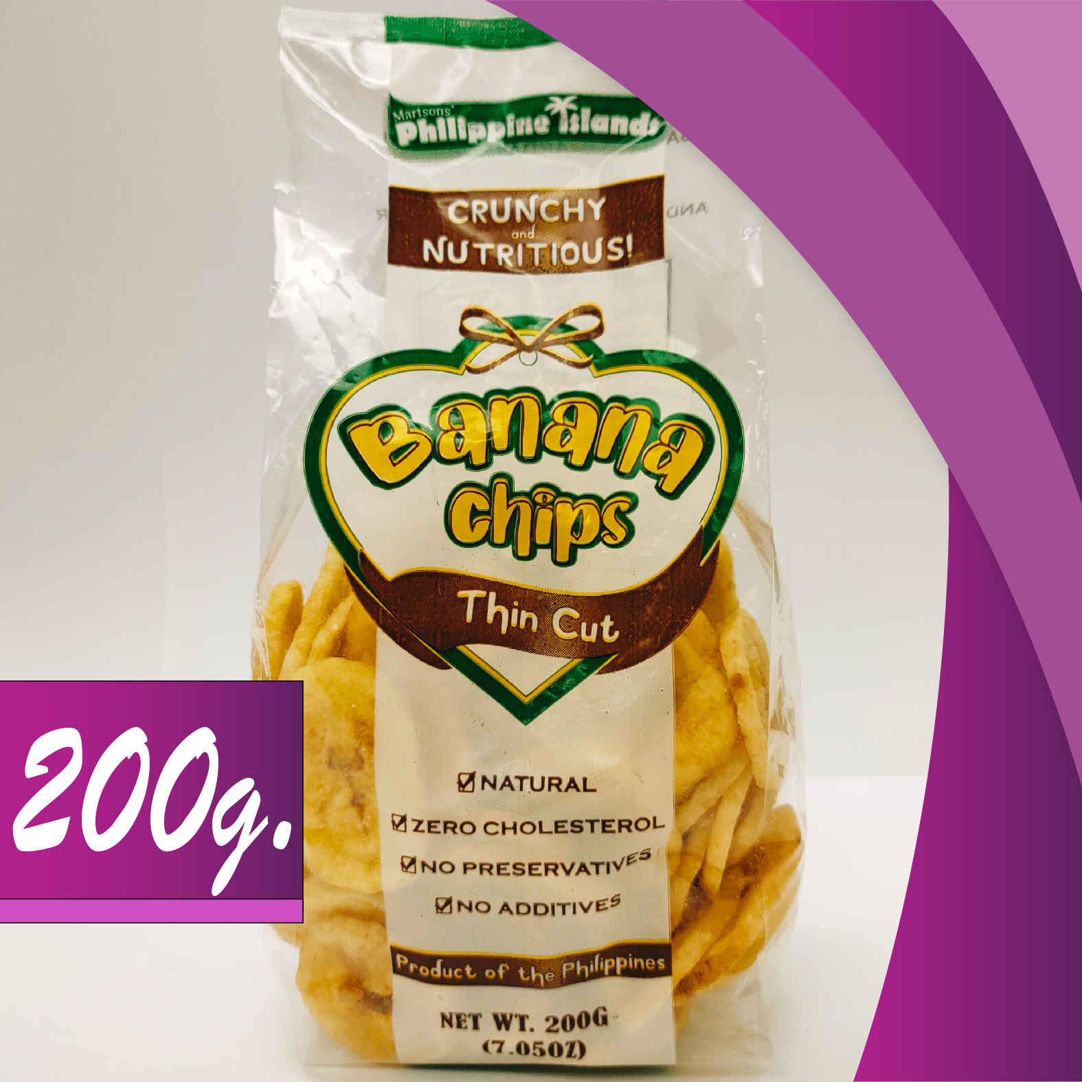 Banana Chips Thin Cut 4kg (SET of 200gx20pcs) Lazada PH