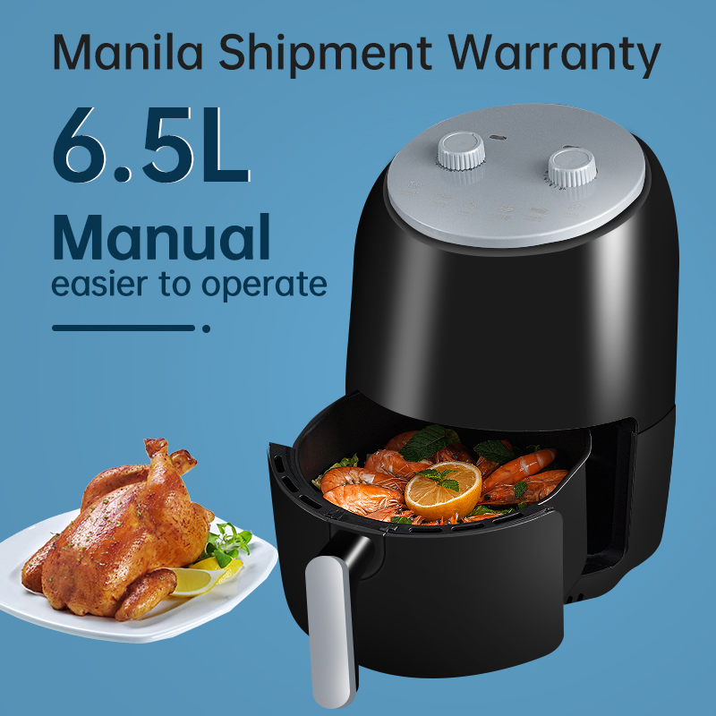 Air Fryer On Sale 6.5L Manual Knob Control Air Fryer OilFree No Smoke