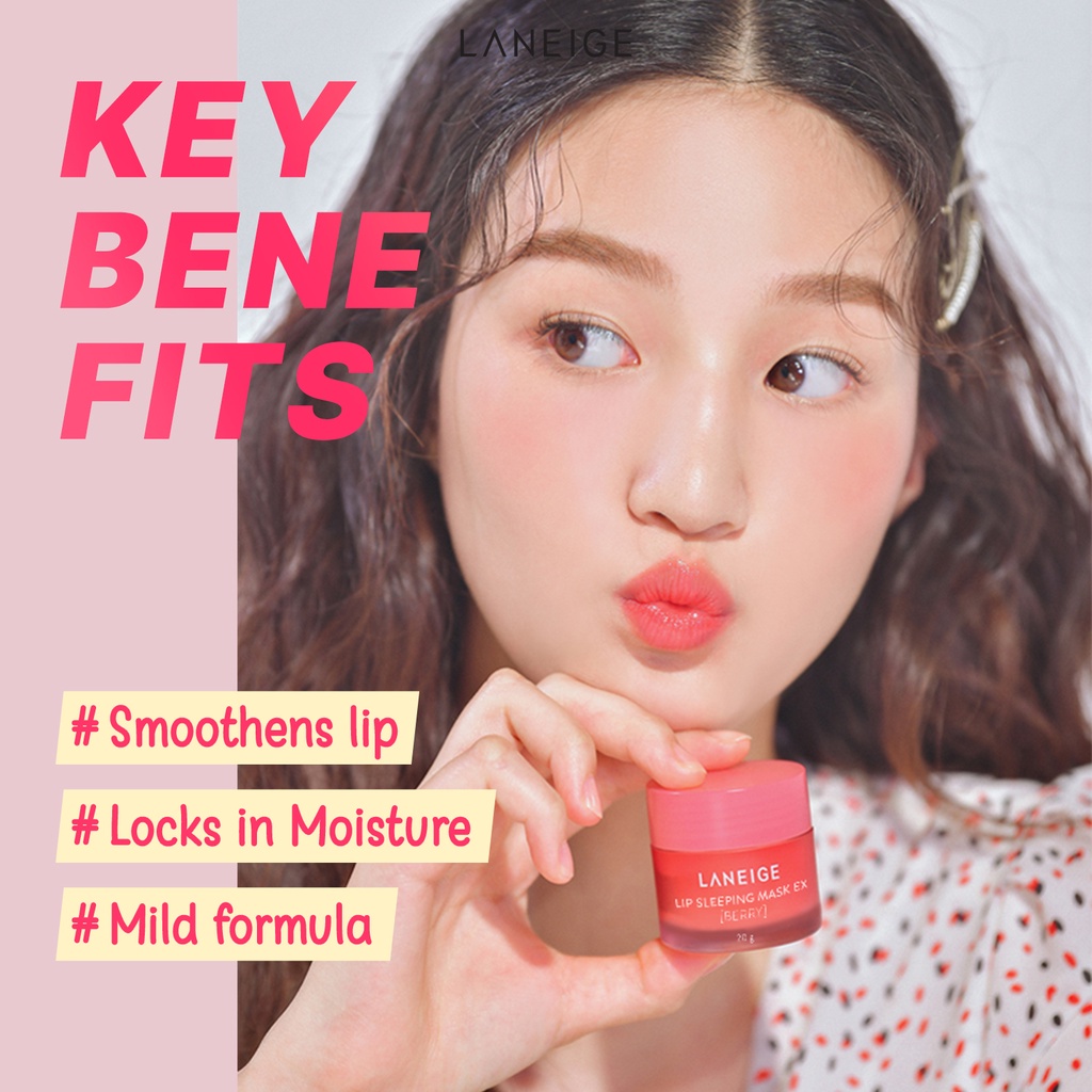 【LANEIGE】 Lip Sleeping Mask Jelly lip mask, lighten lip lines