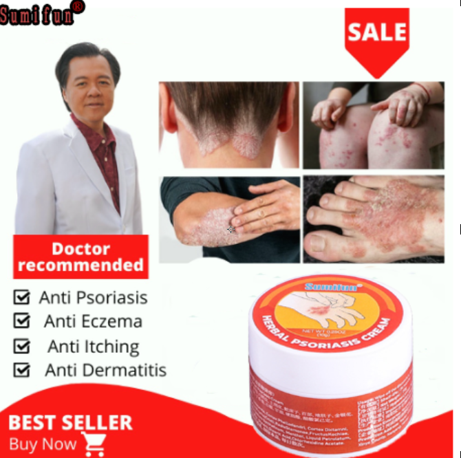 100 Original Sumifun Psoriasis Eczema Treatment Cream Chinese Herbal Eczema Cream For All Kinds 