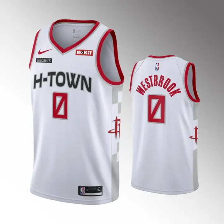 russell westbrook classic rockets jersey