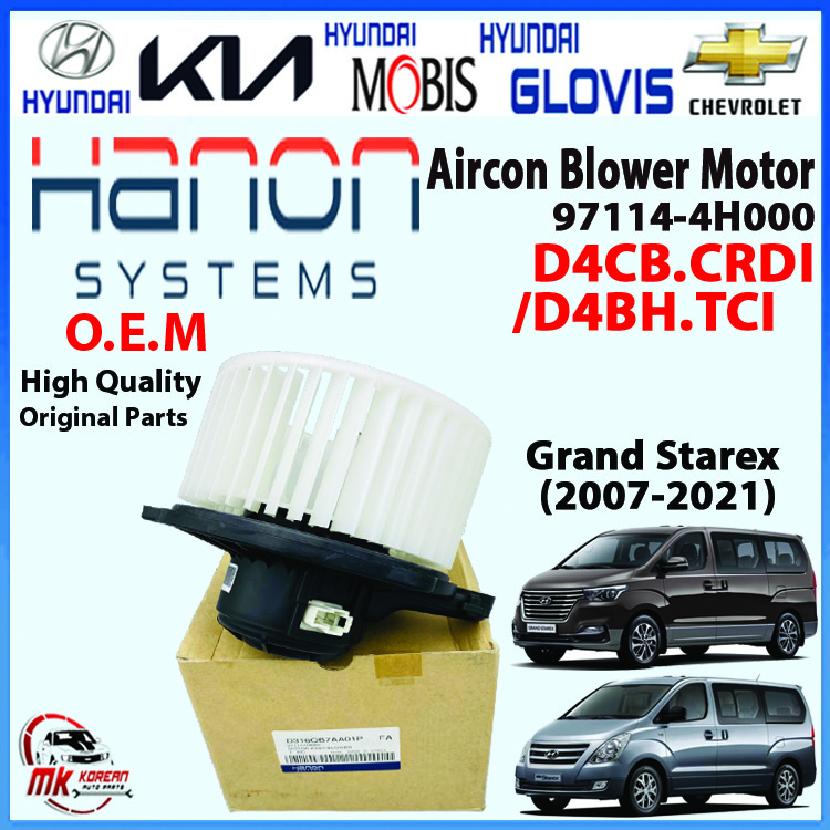 [HANON] Aircon Blower Motor. D4CB.CRDI/D4BH.TCI. for Grand Starex(2007