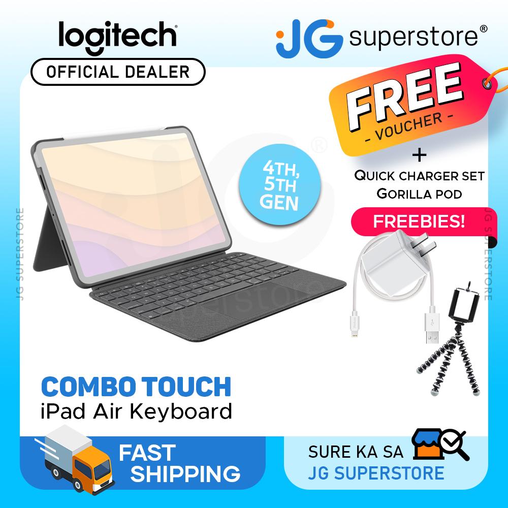 Logitech Combo Touch Keyboard Case with Trackpad for iPad Pro 11-inch (4th  generation)
