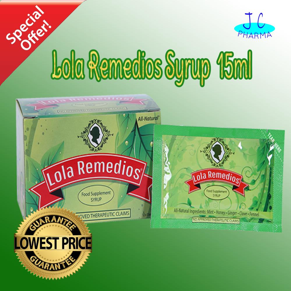 LOLA REMEDIOS Syrup ( 1 box x 12 sachets) 15ml | Lazada PH