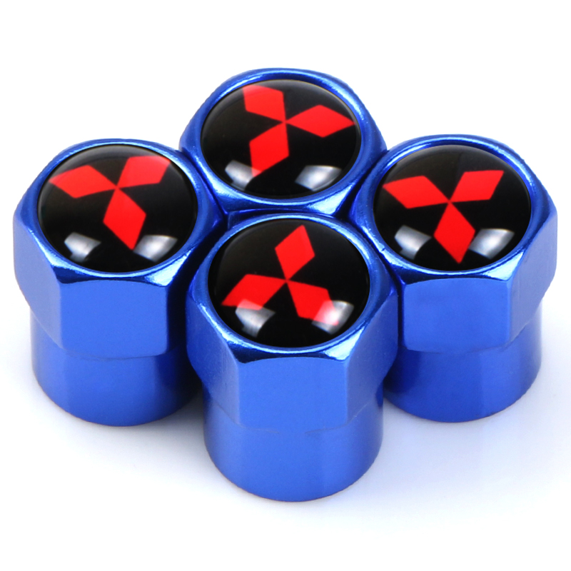 Car Wheel Tire Valves Tyre Stem Air Caps Cover case for Mitsubishi All