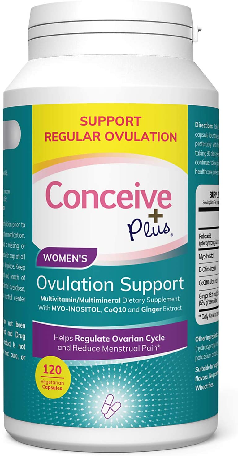 Conceive Plus Ovulation Support PCOS Supplements Myo Inositol, Folate