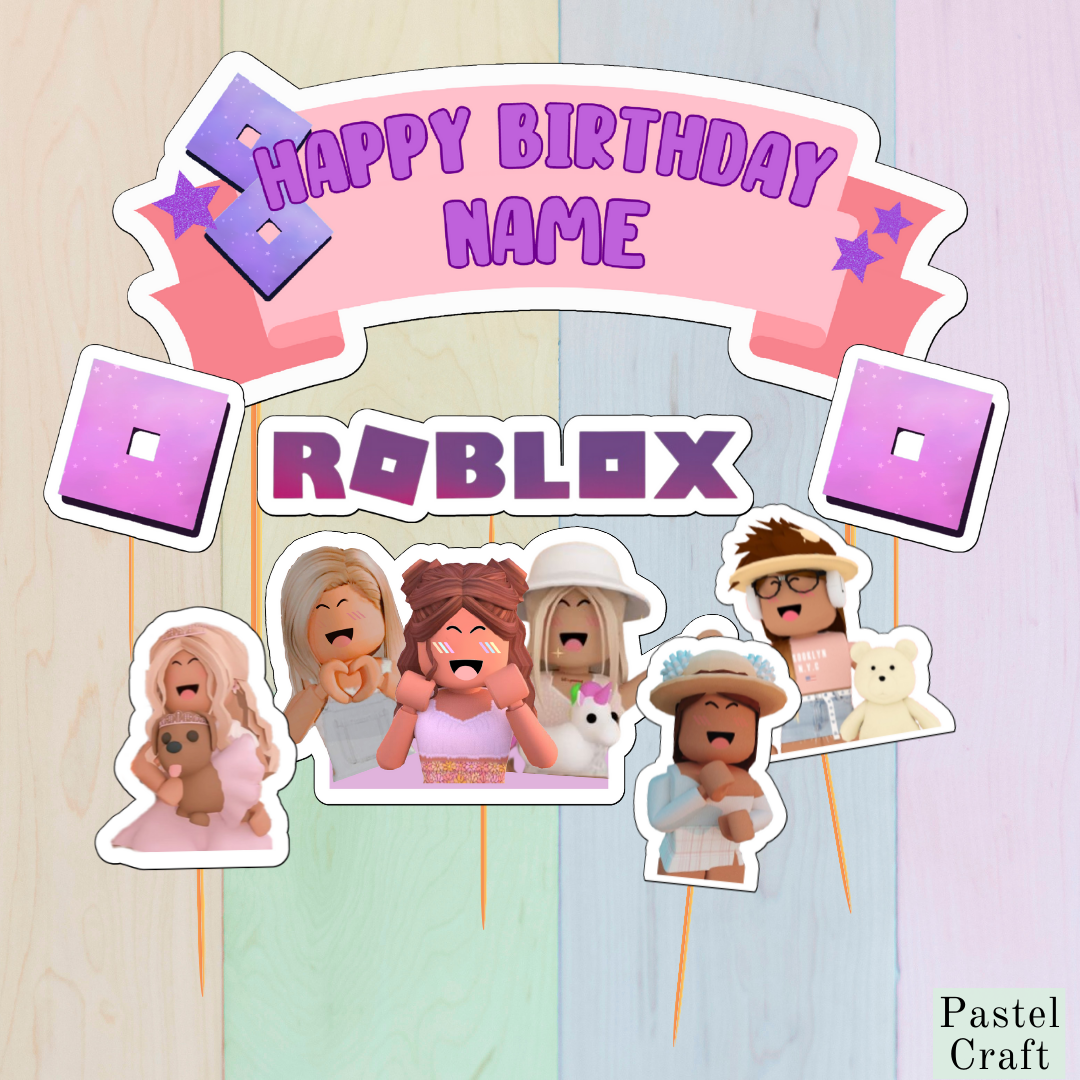 Roblox Girl Dolls GR Edible Cake Toppers – Cakecery