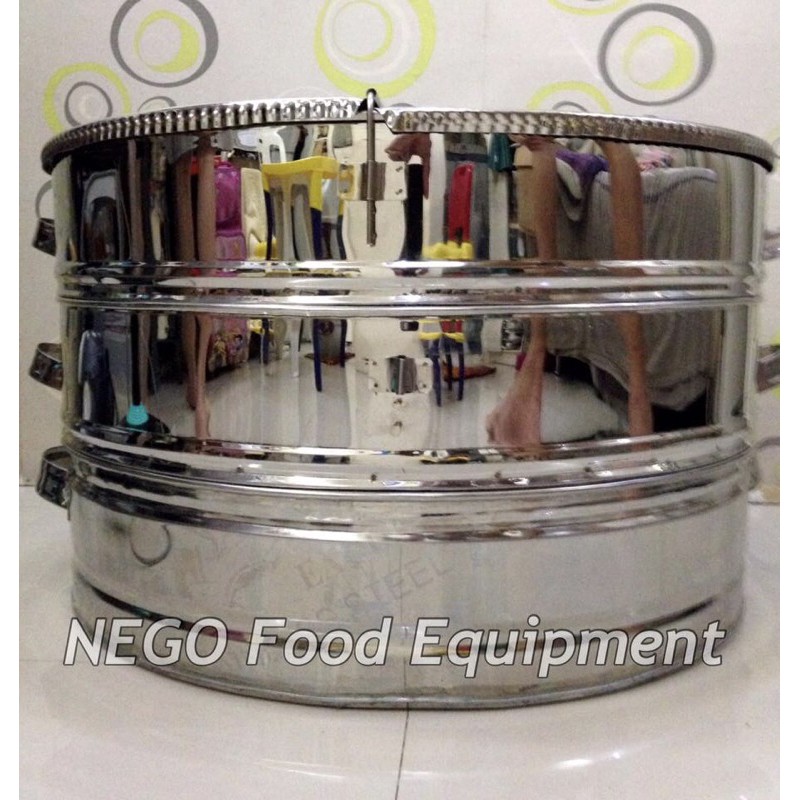 Round Siopao Siomai Steamer 1821 Inches 3 Layers Lazada PH