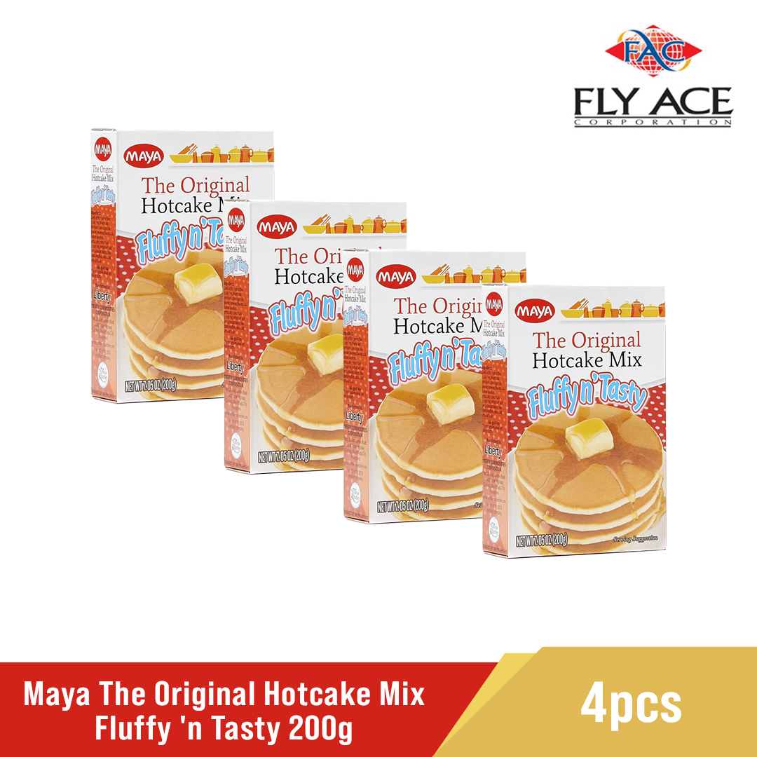 Maya The Original Hotcake Mix Fluffy 'n Tasty 200g x 4 | Lazada PH