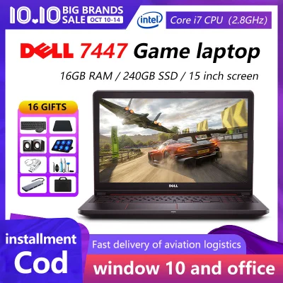 【COD+Free gift+laptop brand new】Laptop games I GTX1050 Graphics card I Eighth generation processor I Core i7 I 15.6in+1920*1080 I 16GB RAM(DDR4) I 512GB SSD I Backlit keyboard + built-in keypad I Can play large 3D games + advanced design