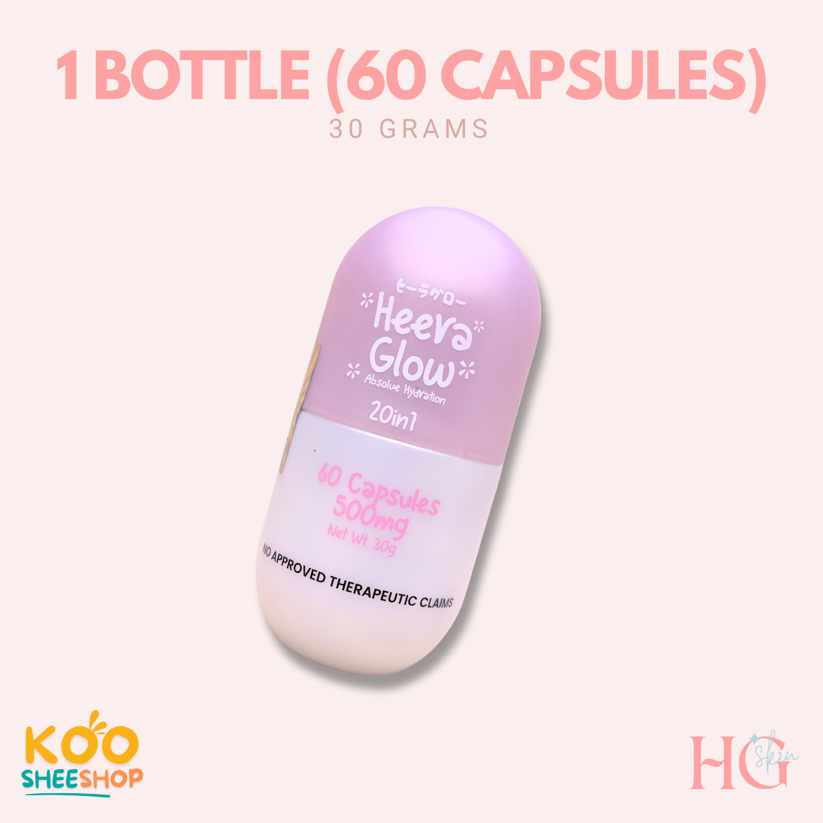glutathione whitening capsules side effects Your glow era starts from within 💖 Heera Glow 20 in 1 is packed with  powerhouse ingredients like Centella Asiatica, Masshiro Glutathione, Green  Tea Extract, L-Cystine, and Probioprose all working together for main image 0