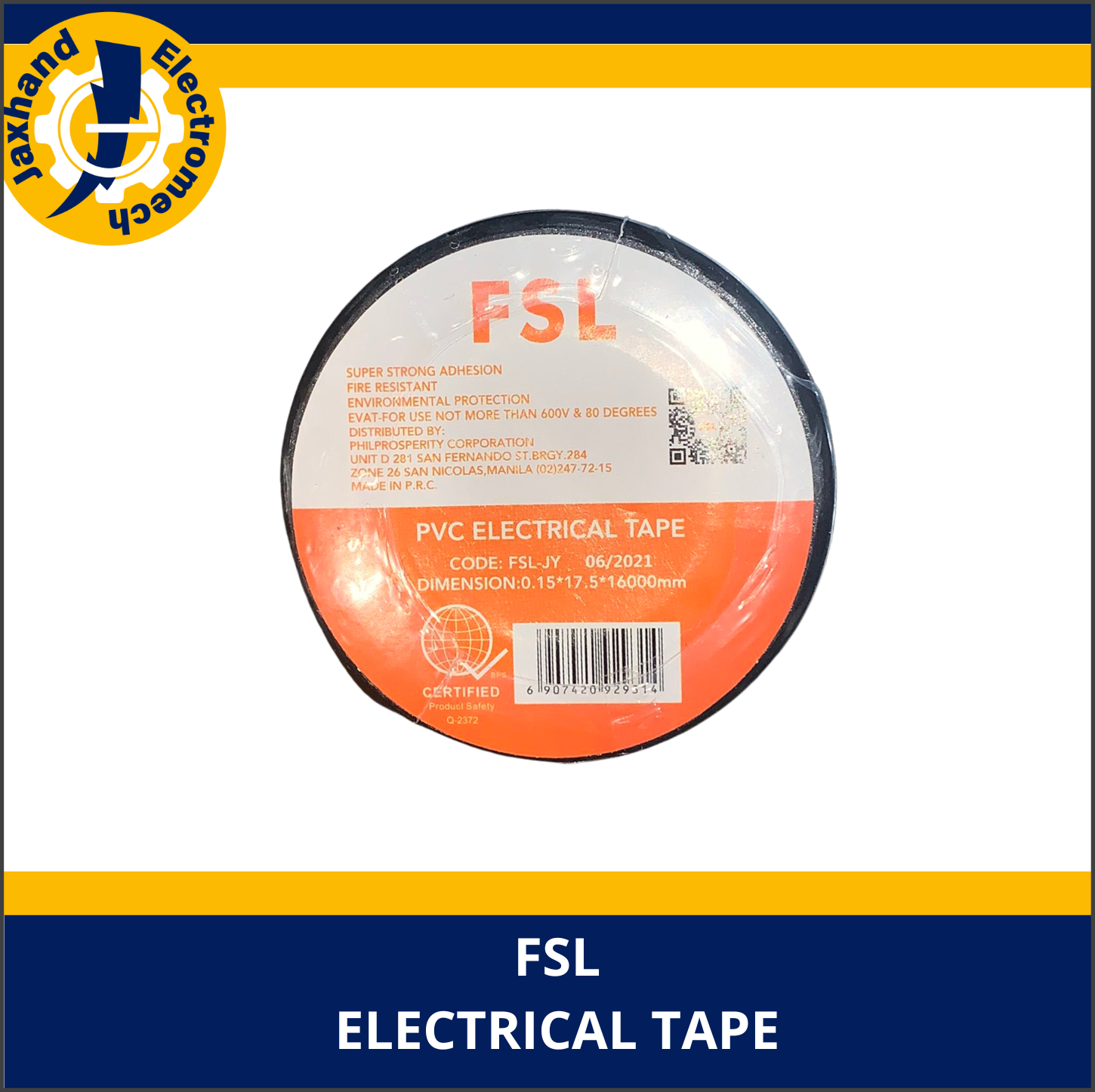 fsl-electrical-tape-big-black-0-15-x-17-5-x-19-50m-lazada-ph