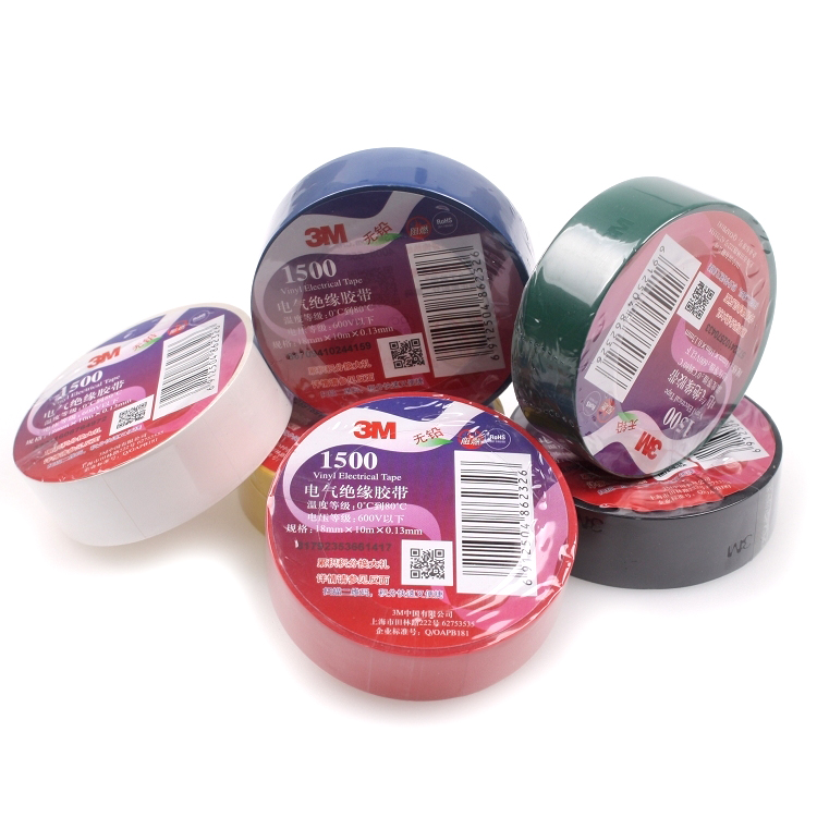 Authentic 3m1500 electrical tape PVC flame retardant leadfree high