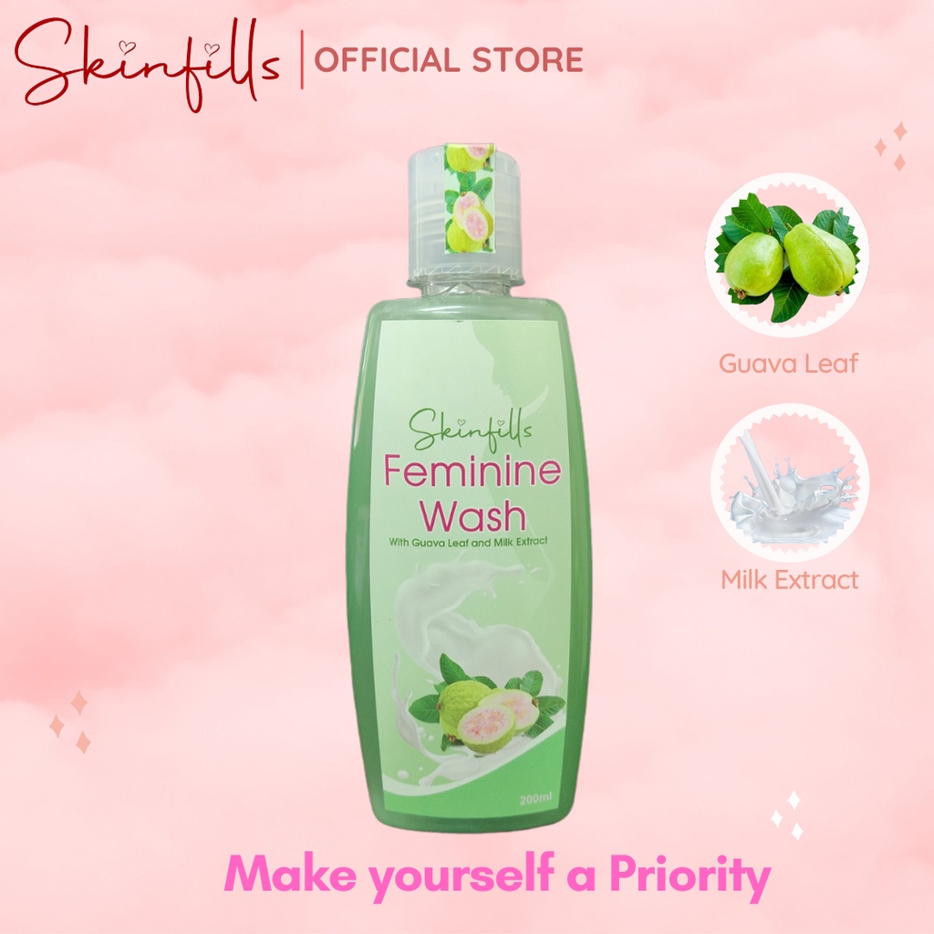 Skinfills Feminine Wash with Guava Leaf and Milk extract 200ml Lazada PH
