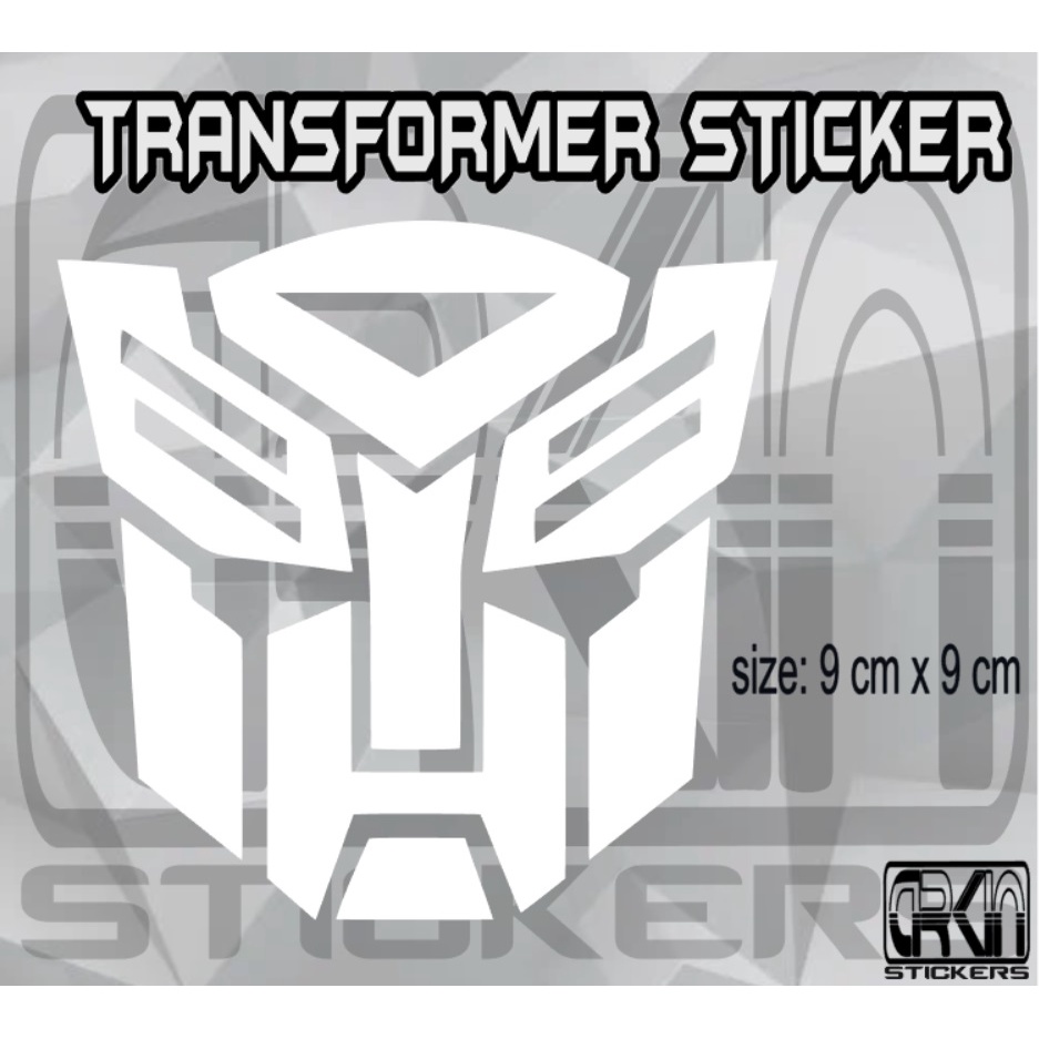 Caution This Car Is A Transformer Sticker | Funny Tuning Decal For Car/Truck
