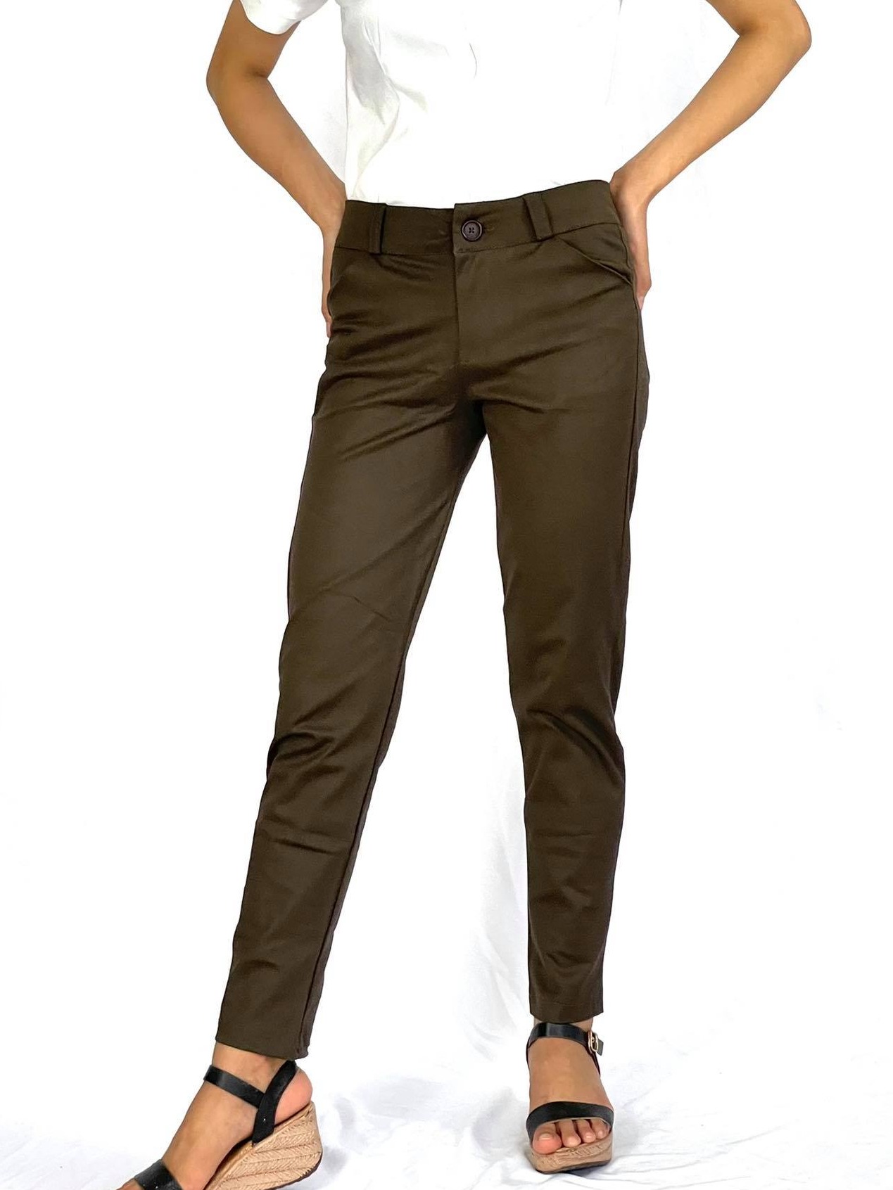 Dark Brown Women Slacks | Lazada PH