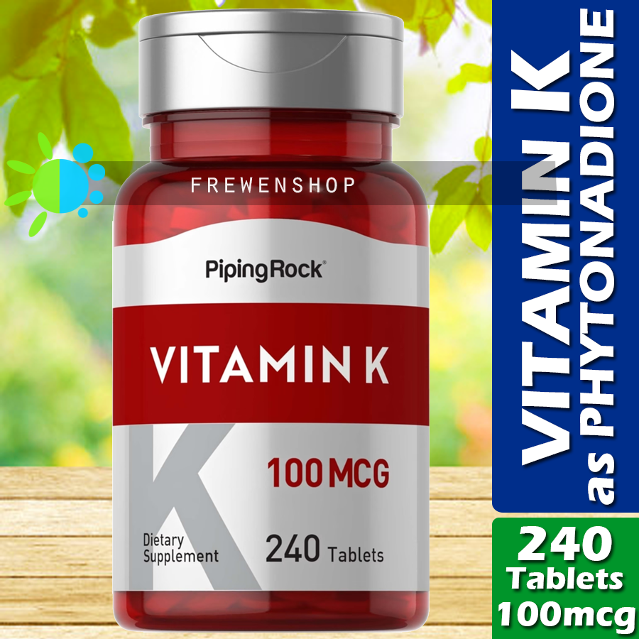 VITAMIN K as PHYTONADIONE 100mcg x 240 Tablets Supplement Lazada PH