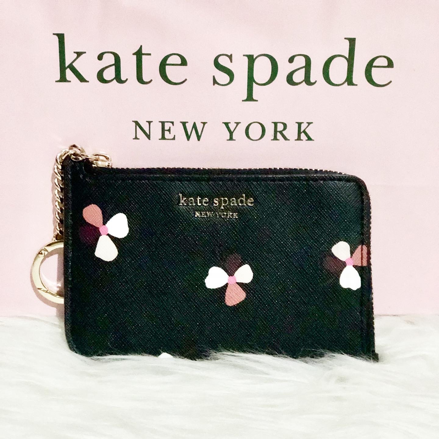 Kate Spade Medium L-zip Card Holder | Lazada PH