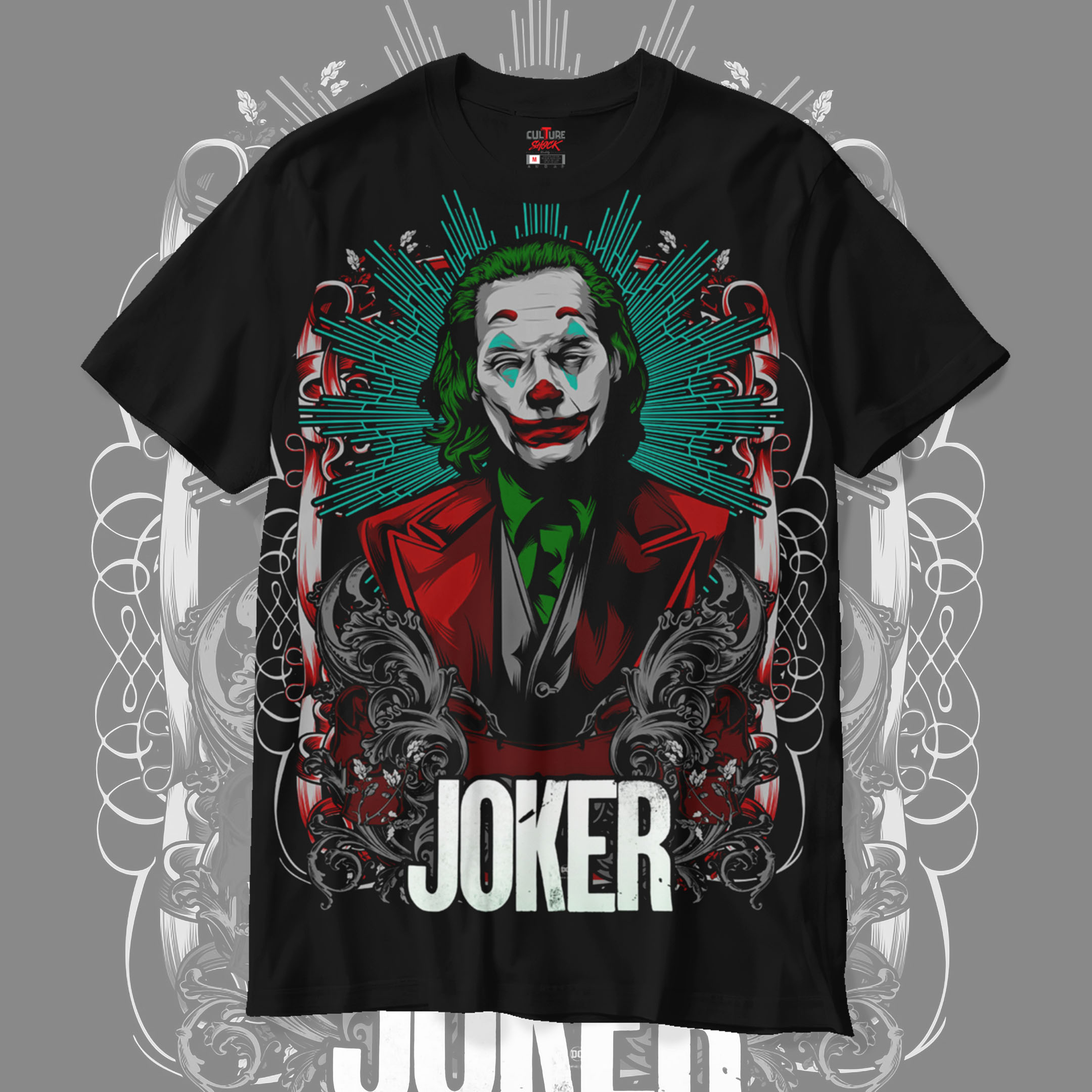 Joker 6 Graphic Unisex Black T-shirt 