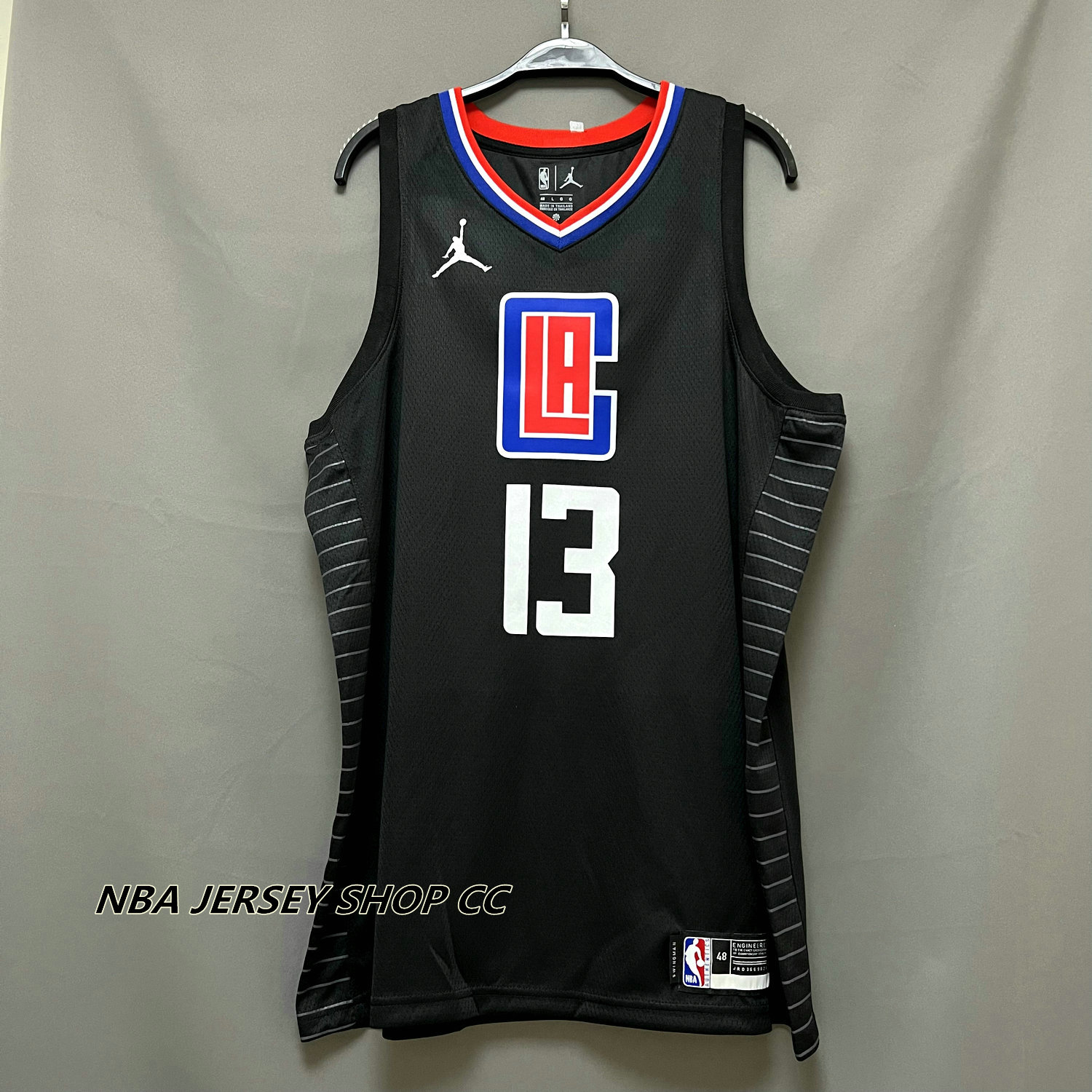 Nike La Clippers Paul George Statement Swingman Jersey 2XL / Black