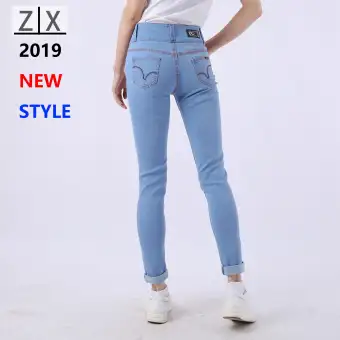 women's 3 button jeans