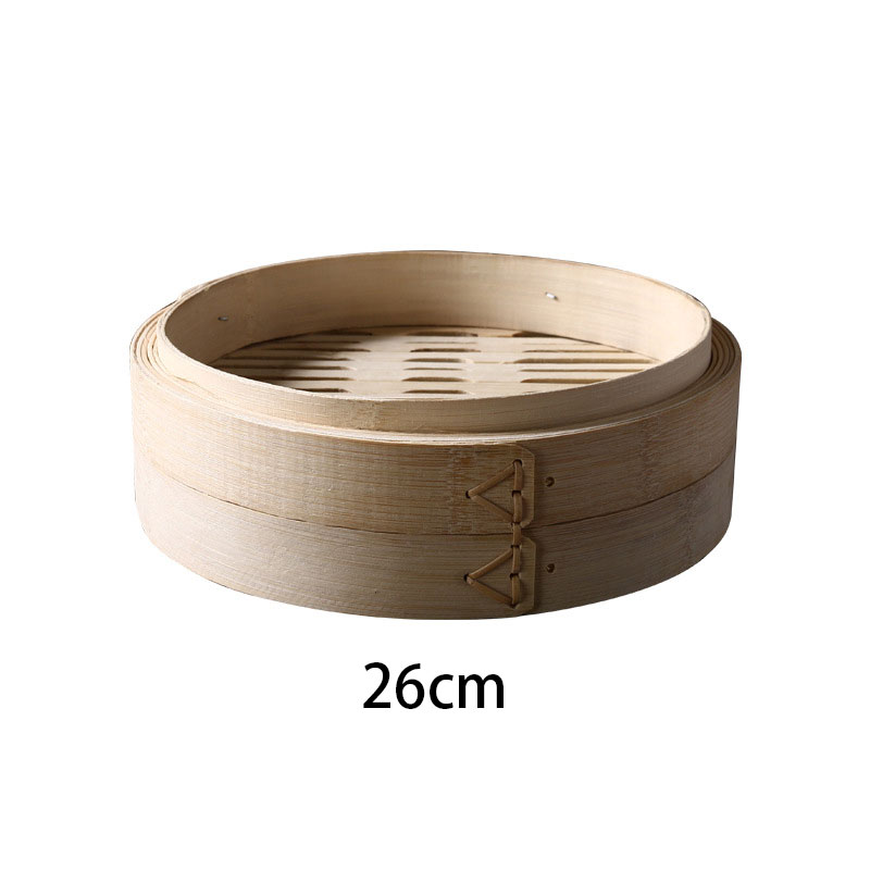 Bamboo Steamer With Cover Set Household Steamed Buns Steamers Bamboo