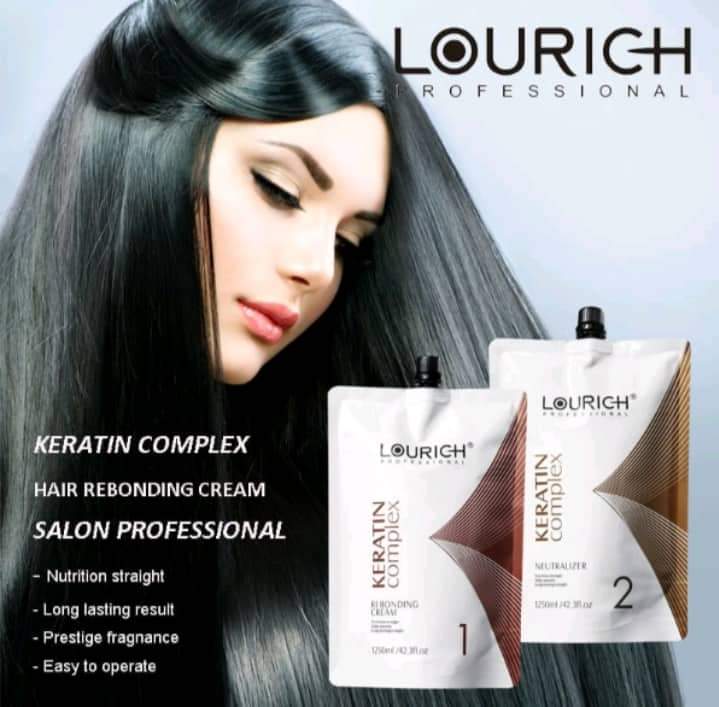 Lourich Keratin Complex Hair Rebonding 1&2 1250mlx2 | Lazada PH
