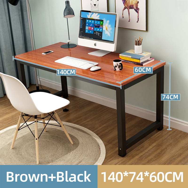 EONE Computer Desk Thickened Study Table Waterproof Solid Wood Office