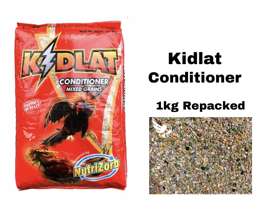 Kidlat Conditioner Mixed Grains 1kg Repacked For Gamefowls Rooster Feeds plt