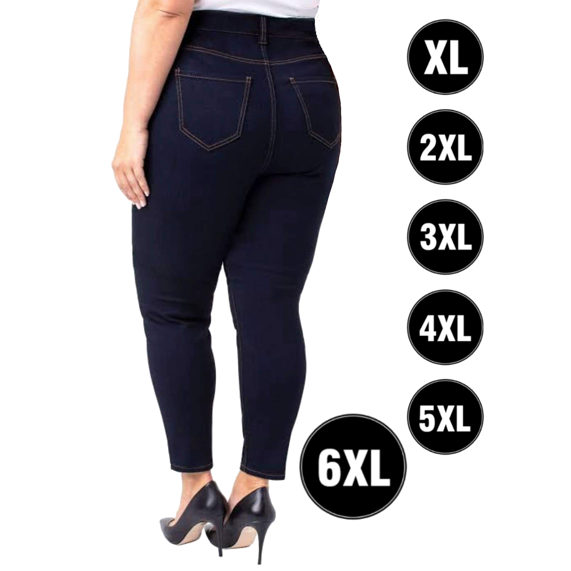plus size pull on jeans with pockets
