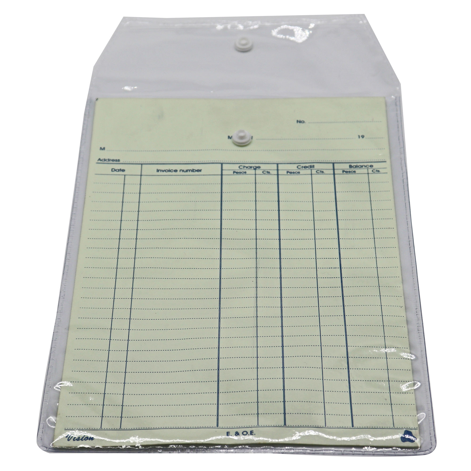 12 pcs Statement envelope plastic envelope / Account jacket