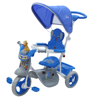 MoonBaby MB-3101DP Tricycle (Blue-Grey)