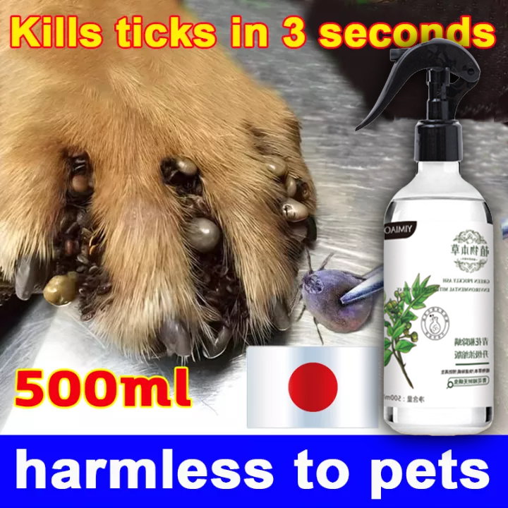 500ml Flea and Tick Remocer Spray Pet Anti Mite and Lice Killer Cat and