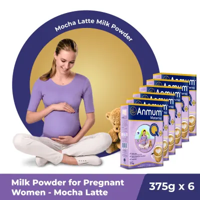 Anmum Materna Milk Powder Mocha Latte 375G x 6