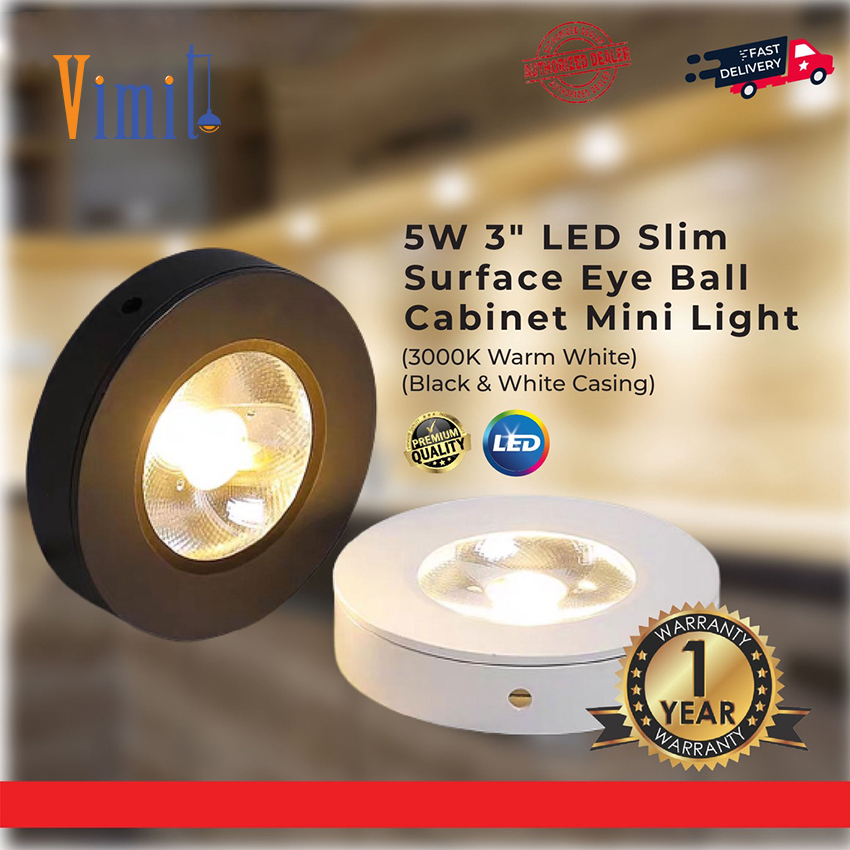 Vimite Surface Mounted Ceiling Light 3W LED downlight Ultra Thin Driverless cob Mini spot lights 220V indoor Cabinet Cupboard Lamp