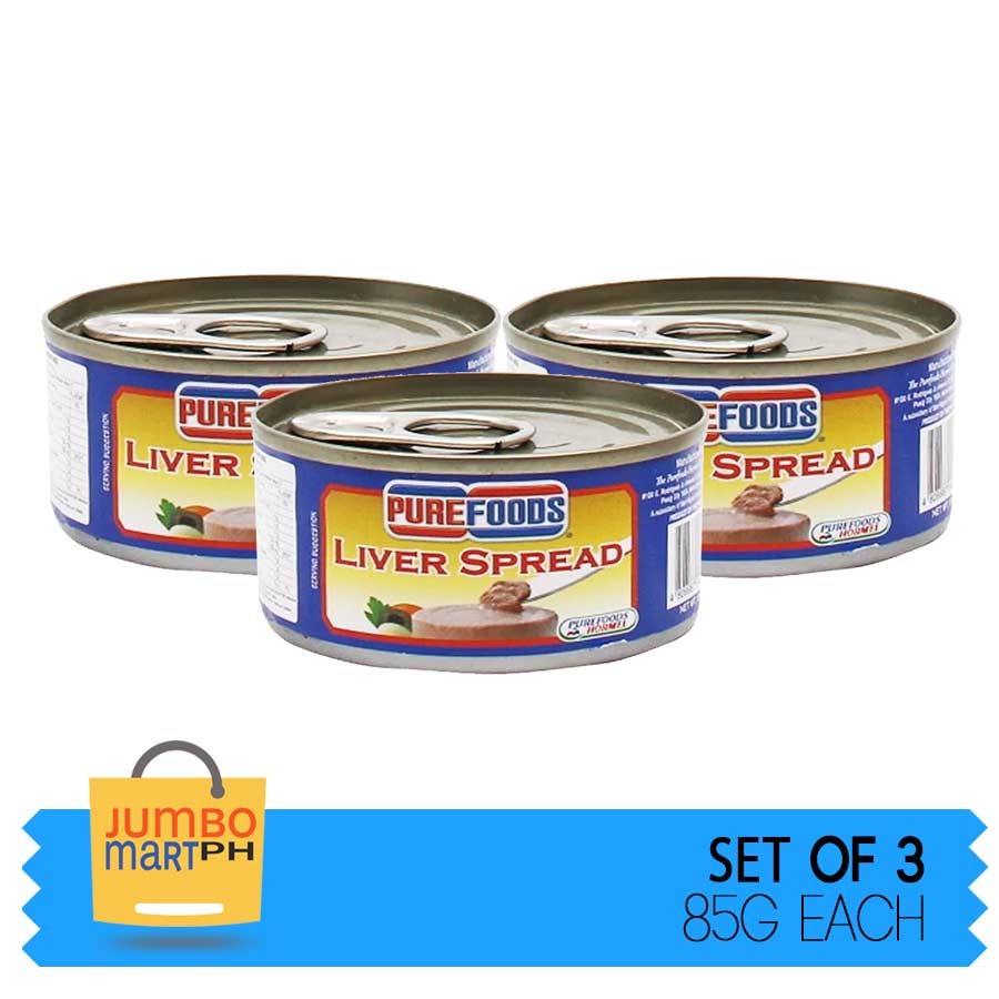 PUREFOODS LIVER SPREAD 85G / SET OF 3 | Lazada PH