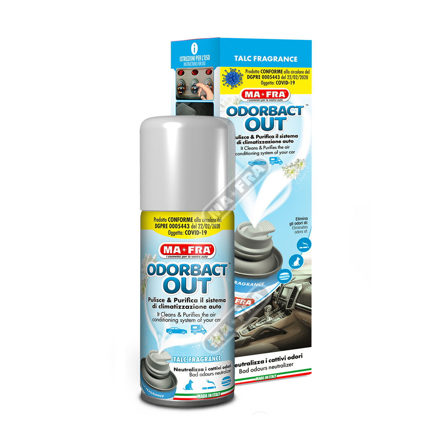 Mafra Odorbact Out Air Conditioner Sanitizer Talc Scent HO106 Lazada PH