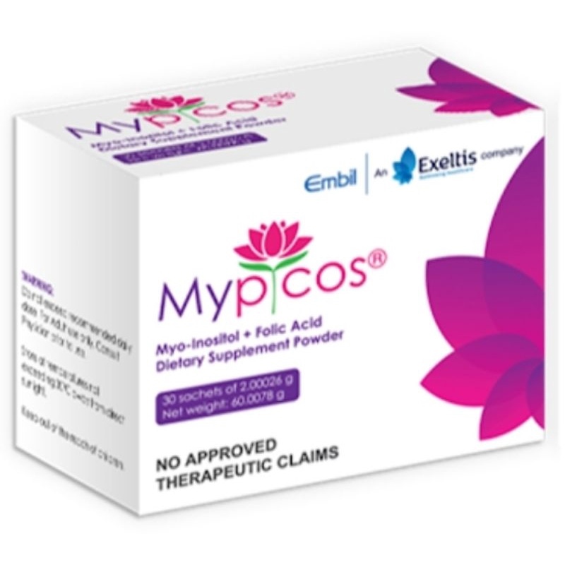 Mypicos ORIGINAL PCOS Myo-inositol With Folic Acid Dietary Supplement ...