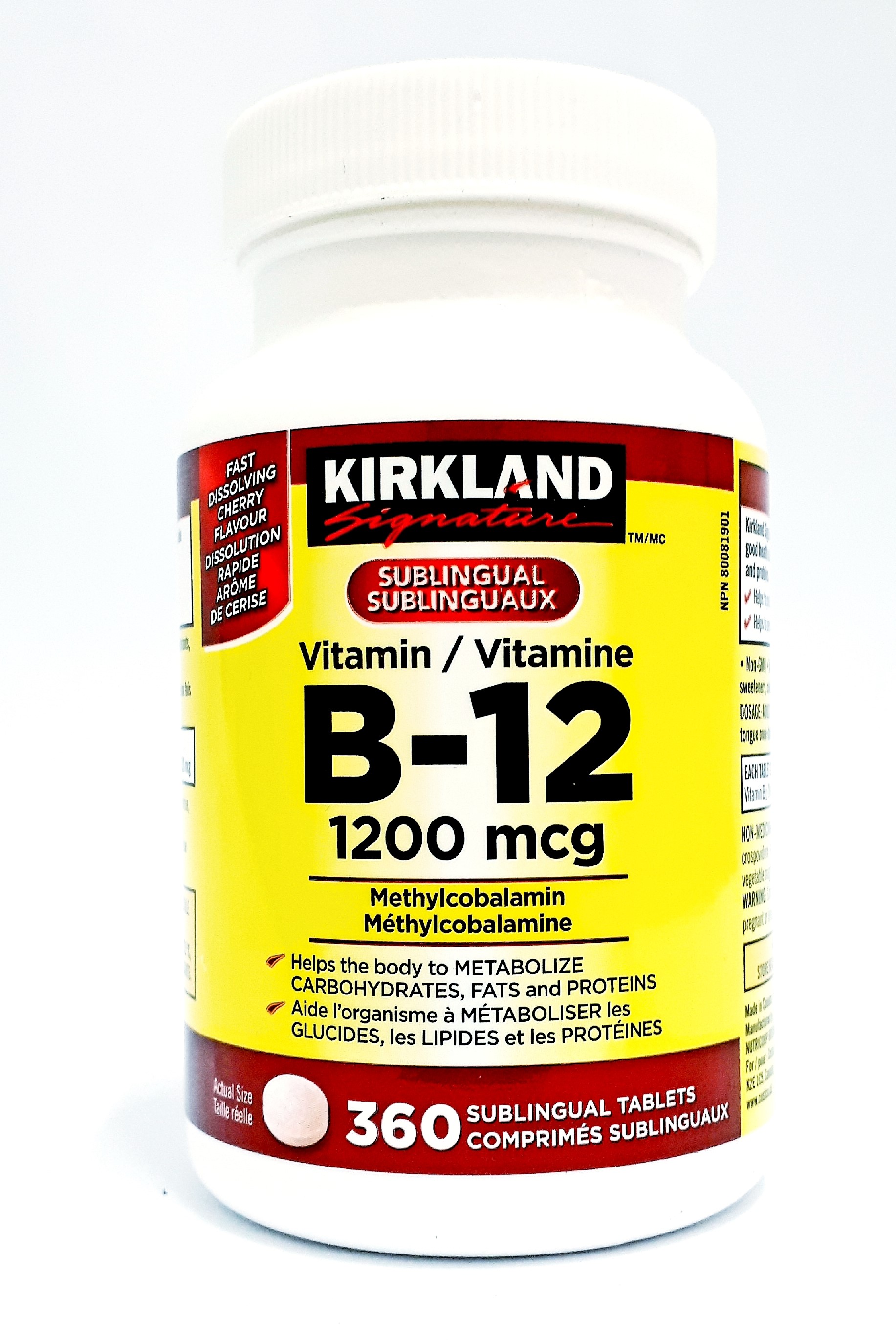 Kirkland Signature Vitamin B12 1200mcg 360 Tablets FROM CANADA Lazada PH