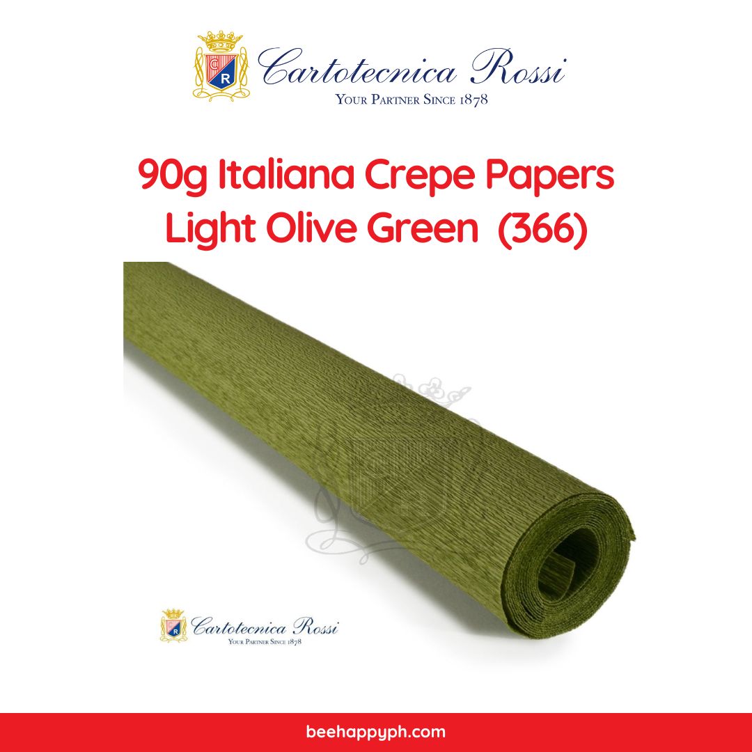 Italian Crepe Paper 90g Rolls 50cm X 150cm Cartotecnica Rossi