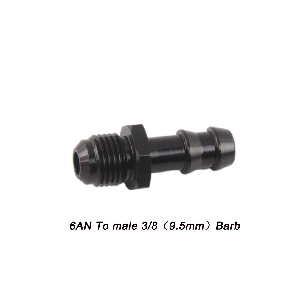 thumbnail image 2 of HFUK AN-3 (-3) Black JIC Flare To 3/8" NPT Straight Male Hose Fitting Adapter 2 of 6