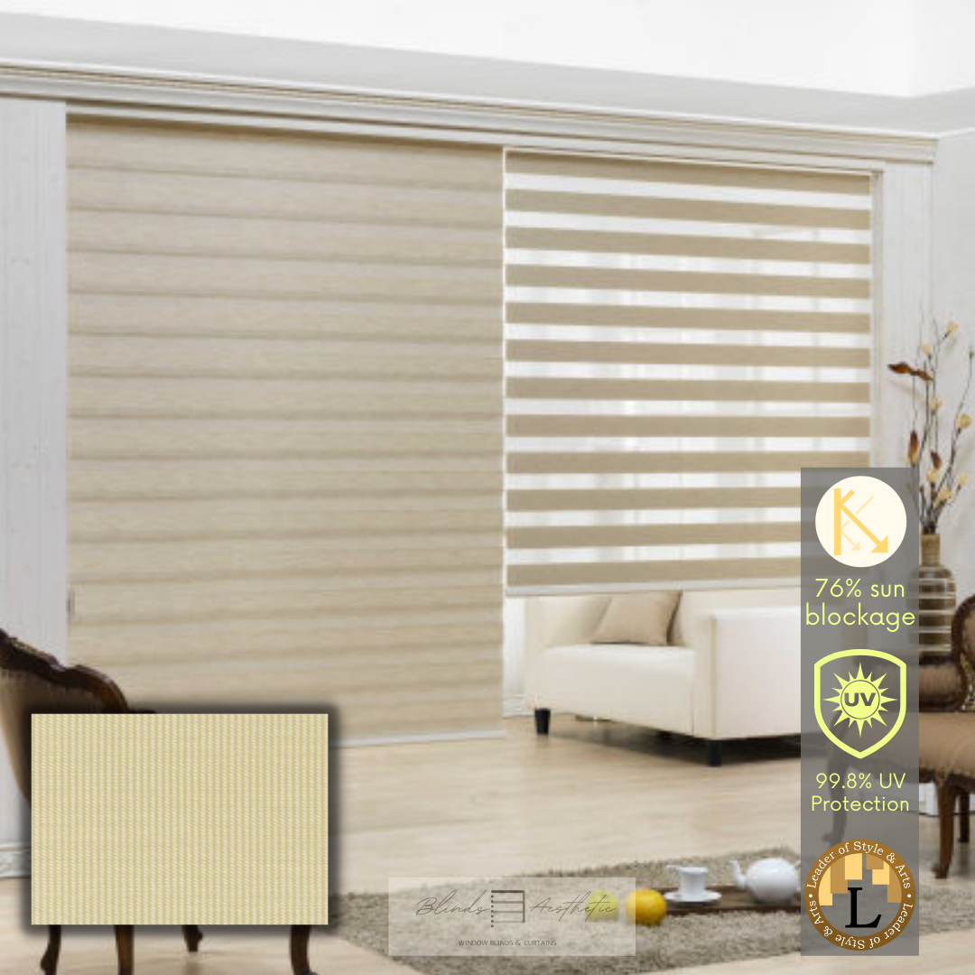 (B508 BEIGE) BASIC/NATURAL Korean Window Blinds LOSA we customize