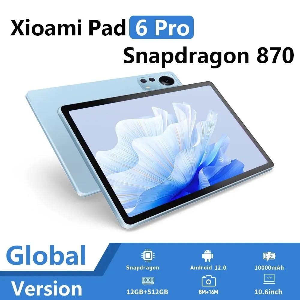 2023 NEW Pad 6 Pro 10.1 Inch Tablet Pc Android 12 Bluetooth 12GB