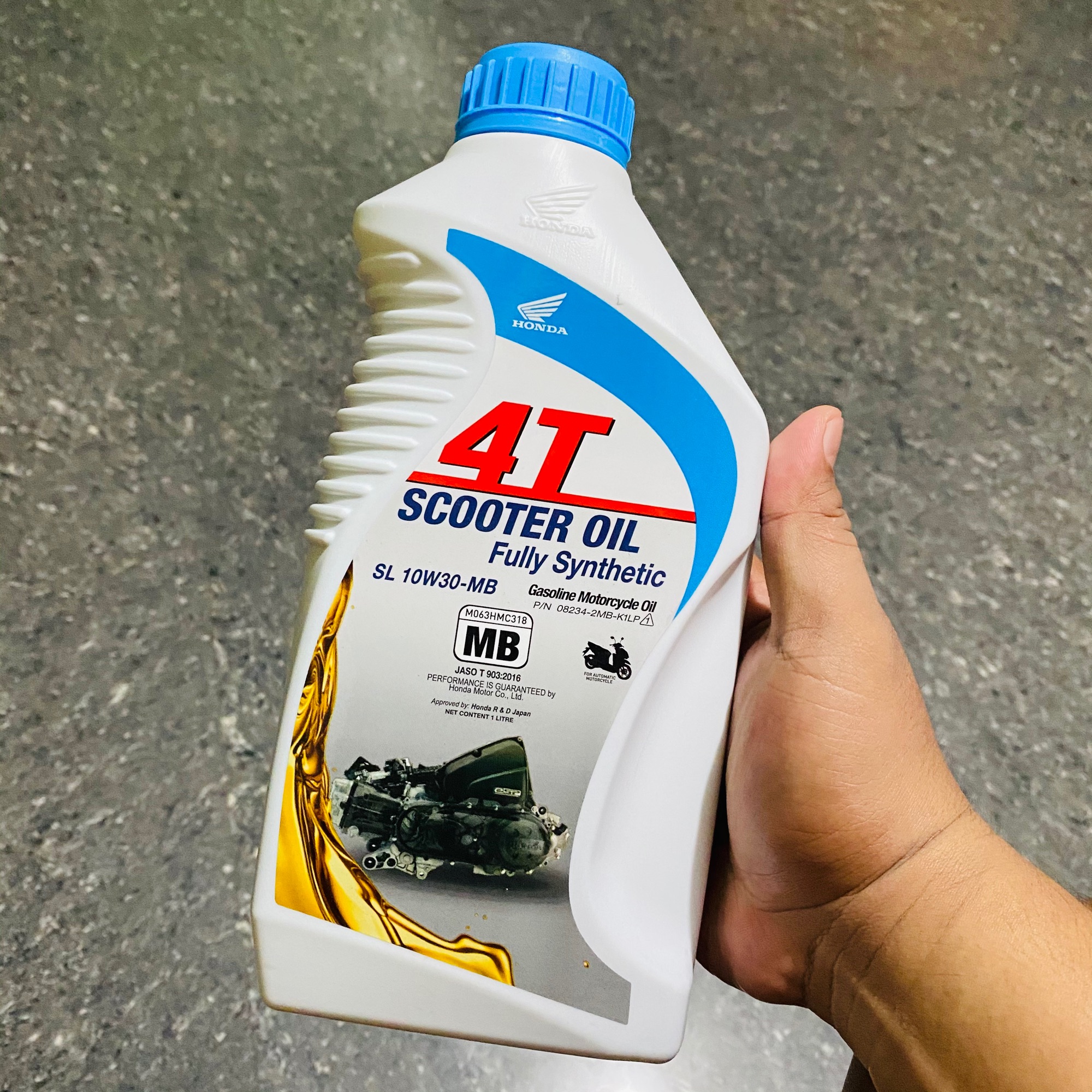 Honda Genuine Oil 4t Sl 10w30 Mb Fully Synthetic Scooter Oil Lazada Ph