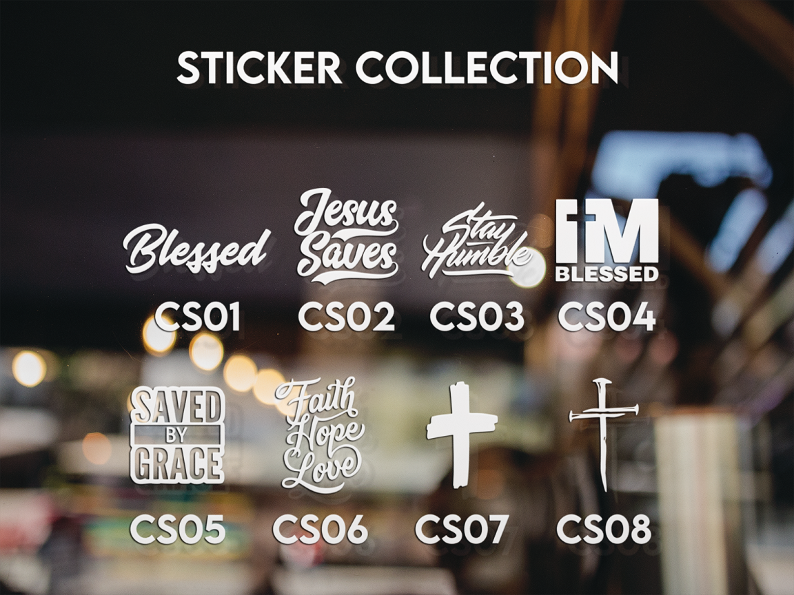 Christian Decal Sticker Waterproof 