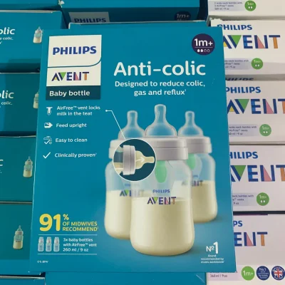Philips Avent Anti-colic baby bottle 9oz Pack of 3
