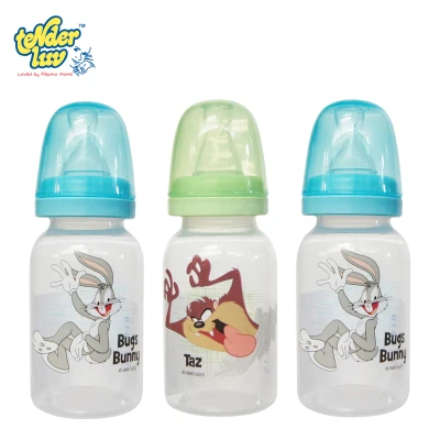 Looney Tunes 4oz Regular Neck Feeding Bottle Set of 3